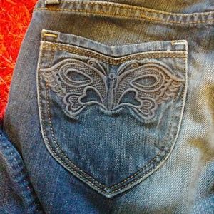 Anoname butterfly jeans Sz 27